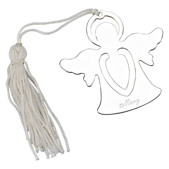 Personalized Angel Shaped Bookmark Ornament